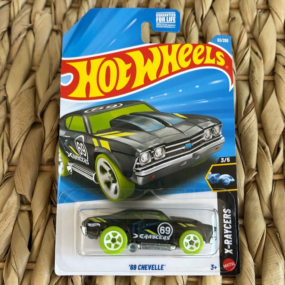 X-Racers 1969 Chevelle Black 69 Muscle Race Car Chevy Chevrolet Hot Wheels 2026